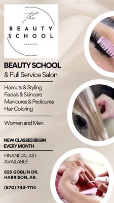 The Beauty School Harrison in Harrison, AR.